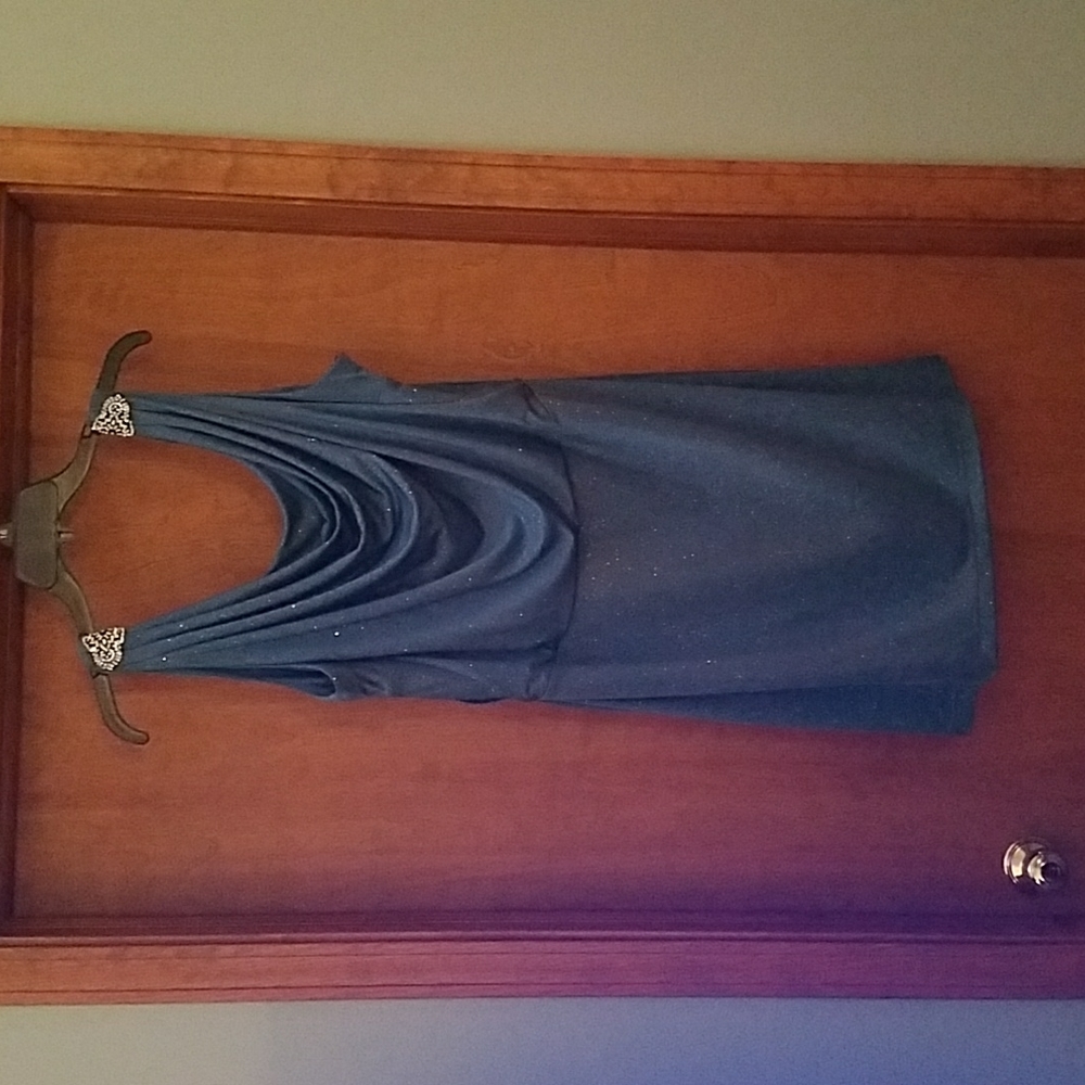 Sexy Party Dress in Blue sparkle
